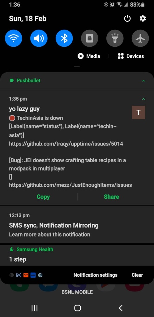 issueguy0 Mobile Notification Demo